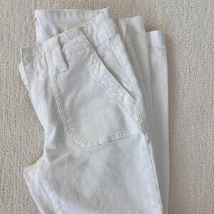 Paige White Mayslie Straight Ankle Jean